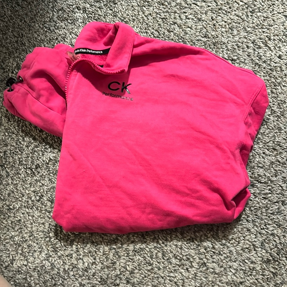 Cropped long sleeve sweatshirt